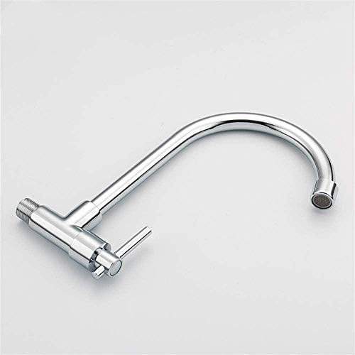 Robinet de lavabo eau froide mural et flexible pour cuisine moderne