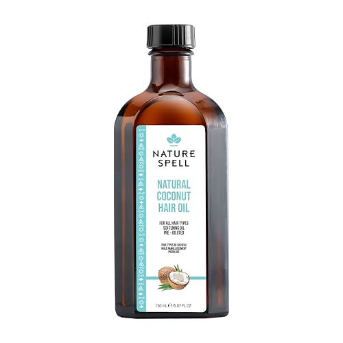 Nature Spell Coconut Oil for Hair Moisturises & Repairs Vegan 150ml