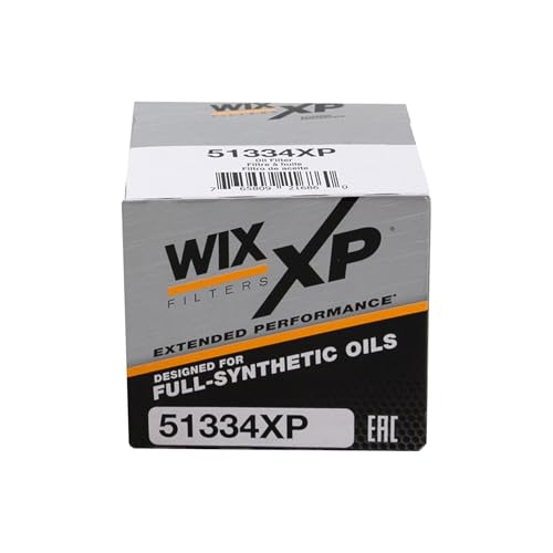 Image of WIX 51334XP WIX XP Oil Filter Replacement, Built for Synthetic Oil - Compatible With Vehicles from Acura, Chevrolet, Dodge, Ford, Honda, Hyundai, Isuzu, Kia, Mercury, Mitsubishi and Subaru