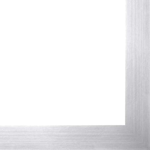 CountryArtHouse Picture Frame Moulding (Wood) 100ft Bundle - Contemporary Pewter Finish - 0.75