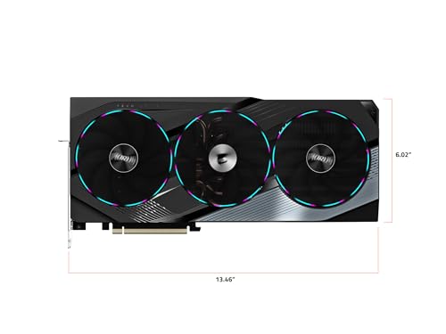 Image of GIGABYTE AORUS GeForce RTX 4070 Super Master 12G Graphics Card, 3X WINDFORCE Fans, 12GB 192-bit GDDR6X, GV-N407SAORUS M-12GD​ Video Card