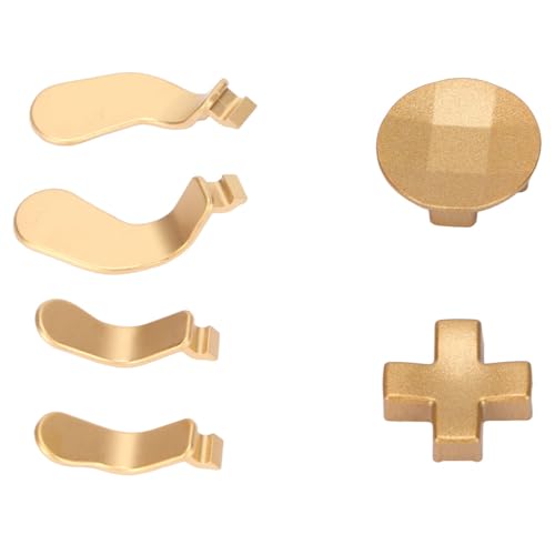 Image of Stainless Steel Joysticks Paddles Replacement Parts,Gaming Controller Accessories Include 4pcs Paddles and 2 D Pads for Elite Series 2