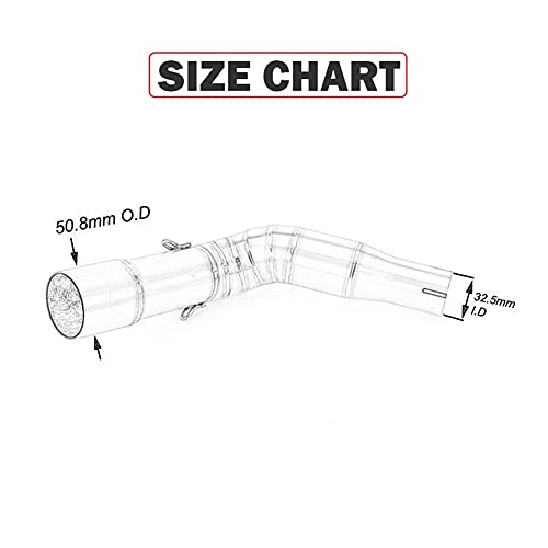 Tubo Scarico Marmitta Accessori Moto Scarico Tubo