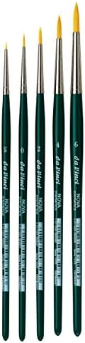 Da Vinci 4237 Series Brush Set, Bristle, Purple/Black/Green/White, 30 x 30 x 30 cm