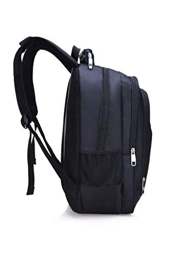 Mochila Executiva com Cabo de Aço e Usb - Leopard - Lo-009 - Preta