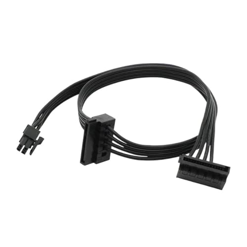 Cable de alimentación SSD 4 Pin a 2 SATA 45 cm