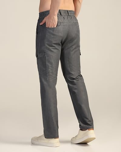 Image of TOPLOT Men's Regular Fit Causal Trouser || Pant for Man || Jeans for Man (Cargo-Jeans-5259)