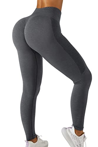 Qinsen Plus Size Womens Wide Waistband Bodycon Tight Second Skin Yoga Leggings Pants Grey Xl #TOP3