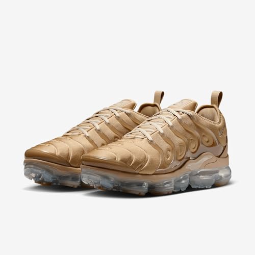 Image of Nike Air Vapormax Plus Men's Shoes (IB4008-297, Parachute Beige /Black /White /Desert Khaki) Size 5