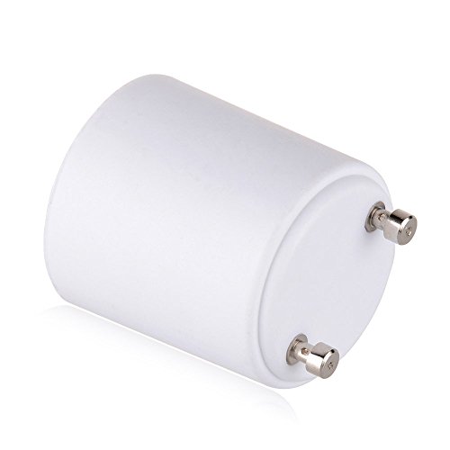 Onite 71-GU24E27P4-WT-002 Gu24 To E27 E26 Adapter For Led Bulb, Gu24 To Medium Base Converts Your Pin Base Fixture To Standard Screw-In Lamp Socket 2 Pack thumb #3