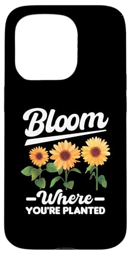 Bloom Where You Plated Field Of Sunflower �X�}�z�P�[�X iPhone 15 Pro �p