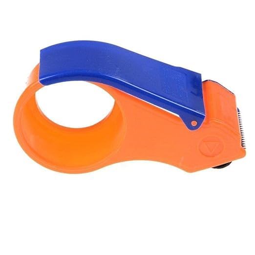 KANVIPRIYA Plastic Handy Packaging Tape Dispenser, Packaging Tape Cutter Machine, Packaging Boxes Roll Roller Cutter Parcel Cartoon Sealer, Packing Tool 3