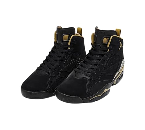 Jordan Air MVP Mens Basketball Shoes, Black/Metallic Gold-Anthracite2