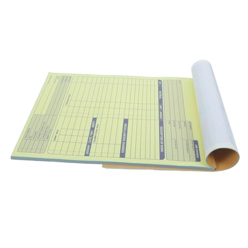 Facturas de servicio SECFOU en talonario perforado ideal para autónomos