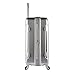 kensie Women's Alma Hardside Spinner Luggage, Silver, 3-Piece Set (20/24/28)