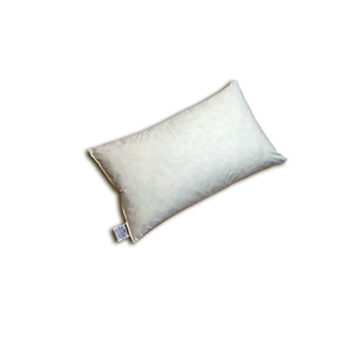 beties Publik Federkissen 30x50 cm (echte Federn) vielfältige Größen und Füllmengenauswahl, waschbar traditionell gefertigt Farbe Creme
