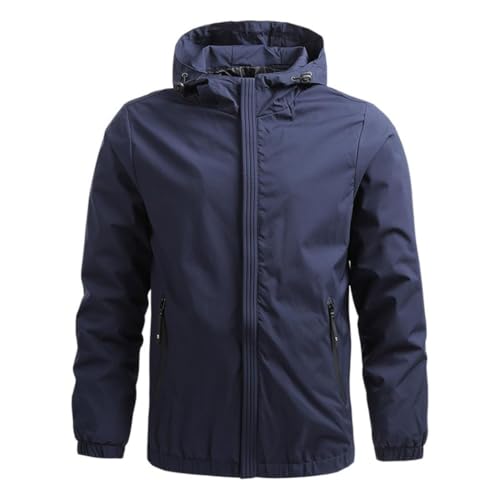 Men's Lightweight Packable Hooded Softshell Windbreaker