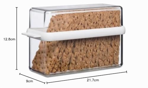 Miniatura 5 de Mepal Caja Para Pan Crujiente Stora - Recipiente Para Guardar Galletas Y Pan Crujiente - Caja Hermética Para Galletas - Ideal Para Guardar Un Paquete De Pan Crujiente - 1600 Ml - Blanco