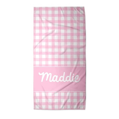Girls Love A Monogram Personalized Pink Blue...