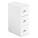 InterDesign Cosmetic Organizer for Vanity Cabinet to Hold Makeup, Beauty Products Eyeglasses - 3 Drawers, White