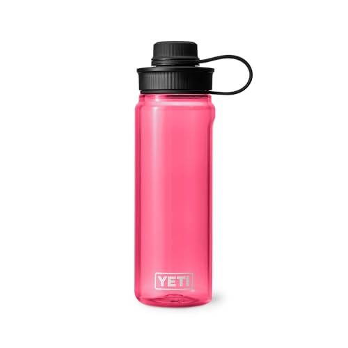 Image of YETI Yonder Water Bottle with Yonder Tether Cap, Lightweight, Leakproof and BPA-Free