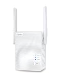 BrosTrend AC1200 WiFi Booster Range Extender, WPS Easy Setup WiFi Extender, 1200Mbps Wireless Signal Repeater, 1 Ethernet Port, Access Point, Wi-Fi Bridge, Dual Band of 5GHz & 2.4GHz, UK Plug