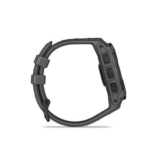 Image of Garmin Instinct E, Rugged GPS Smartwatch, 45mm, Charcoal (Renewed)