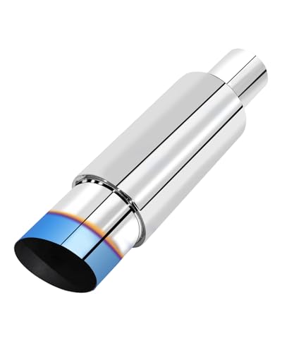 Bielpord Universal Car Exhaust Mufflers Stainless Steel Exhaust Tips Muffler
