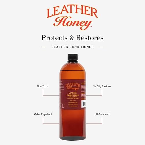 Leather Honey Cleaner and Conditioner Bundle with 16oz Spray Cleaner with UV Protectant and 32oz Conditioner image 8