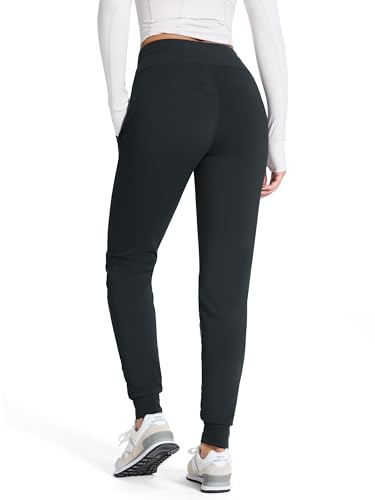 SEVEGO Women 30"/32"/34"/36"/38" Tall Inseam Fleece Lined Joggers Water Resistant Hiking Pants with Zipper Pockets3