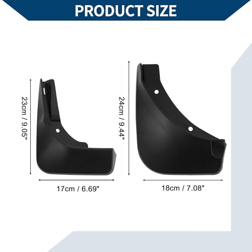 Image of Mud Flaps Splash Guards W /Mount Accessories for Mercedes-Benz A Class(Hatchback) 2019-2022 Front and Rear Mud Guards 1 Set