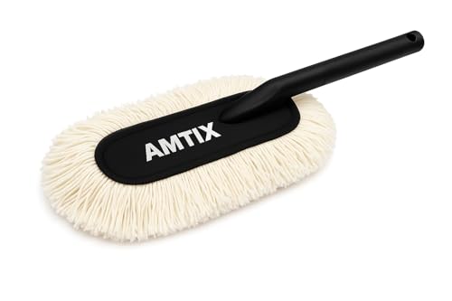 Image of Premium Soft Cotton Car Duster - Scratch-Free, Washable & Reusable Cleaning Brush Duster, Ceramic Wax Infused, Easy to Wash, Perfect for Daily Use