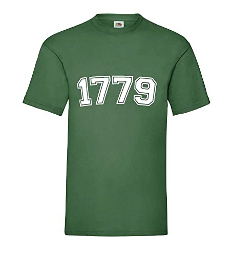 T-shirt pour homme haut de gamme vert bouteille XXXL modèle 1779
