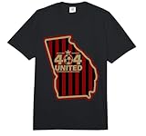 404 United Atlanta Soccer Original Design Georgia map Shirt Comfort Colors Adult Heavyweight T-Shirt