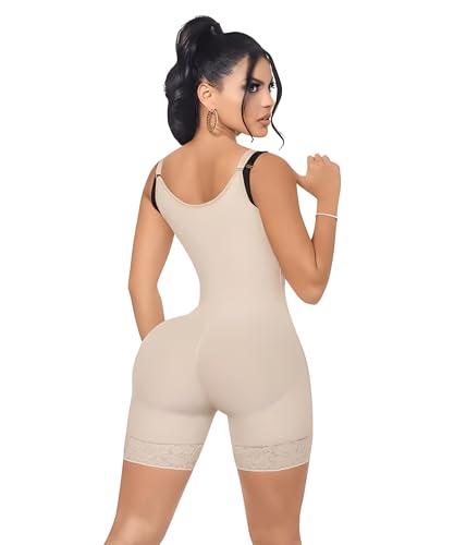 Forma Tu Cuerpo, Medium Compression Faja with Snaps (Beige, Small) - image 5