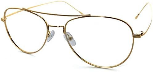 Blue Light Blocking Aviator Glasses– Anti-Fatigue Computer Eye Glasses to Prevent Headaches and Eye Strains Gamer Glasses
