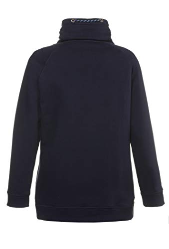 Ulla Popken Lani Maglia a Maniche Lunghe, Blu