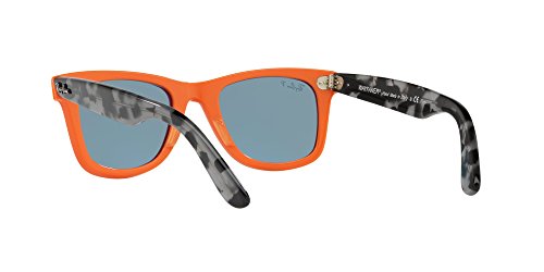 Image of Ray-Ban Polarized Square Unisex Sunglasses - (8053672926507|50|Blue Color Lens)