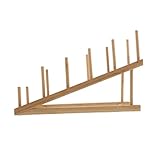 ifundom Puppenständer: Puppenständer aus Holz – Stoßfeste Aufbewahrung für 12 Puppen – Ideal für Spielzimmer, Klassenzimmer, Schlafzimmer, Kindergarten, Organisation und Präsentation