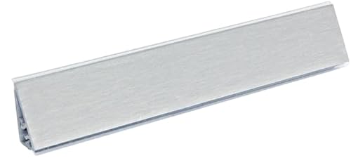 Alzatine per Cucina | Spalletta Triangolare Inox | 50,60,90,100,120,150,180,200,240,250 cm | Complete di Accessori di Fissaggio (200 cm)