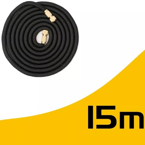 Mangueira Lava Rápido Carro Expansível Flexível Elástica Irrigação Jardim Jardinagem 15M