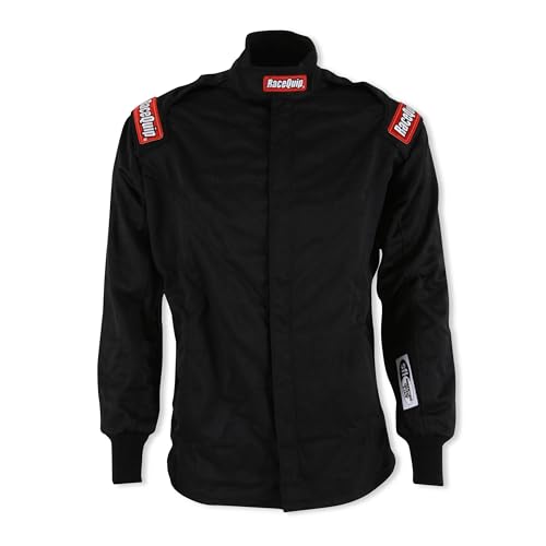 RaceQuip® 91619089 Chevron-5 Driving Jacket SFI 3.2A/5 Double Layer Black 3XL