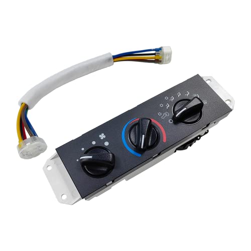 Hvac A/C Heater Control And Blower Motor Switch | Replacement For 1999-2004 Jeep Wrangler/Tj | Oe# 55037473Ab, 55037473A, 55037612Aa, 55056558Aa, 55056559Aa #TOP5