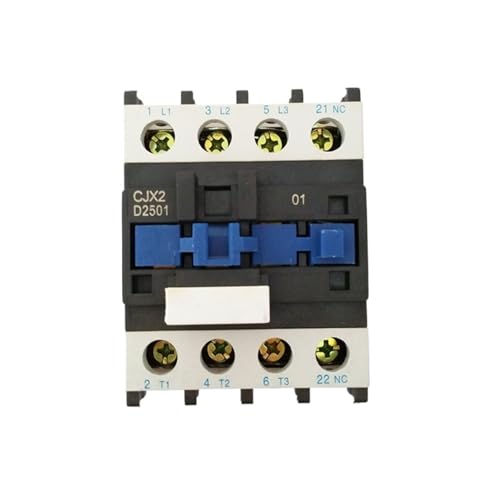 Contactor de CA CJX2-2501 trifásico 25A 660V para automatismos en riel DIN