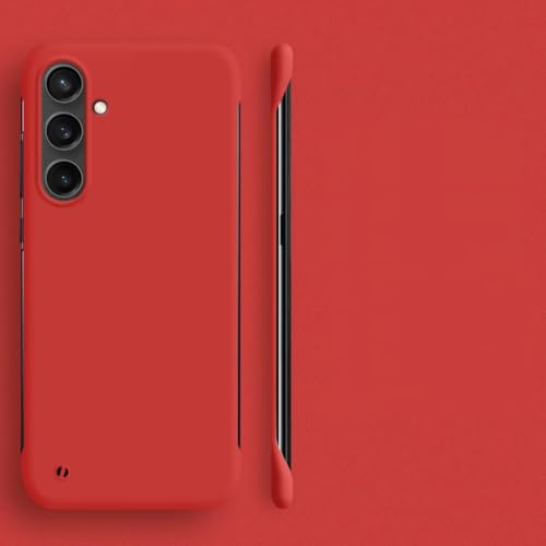 Coque fine S24 anti trace et anti surchauffe sans cadre rouge