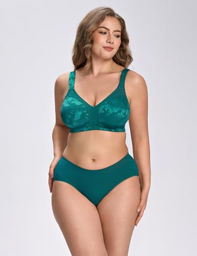 Image of Wingslove Women's Minimizer Bras Full Coverage Wirefree Comfort Plus Size Bra Large Bust Non Padded