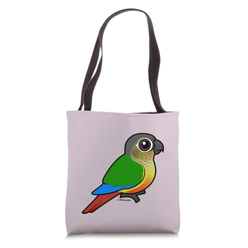 Cute Cartoon Yellow-sided Conure Birdorable Green-cheeked Tote Bag