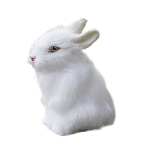 Jouet en peluche pour enfants : lapin doux de Pâques et simulation d'animal