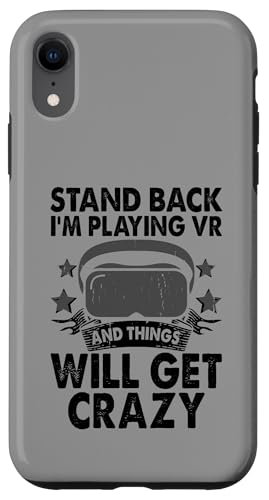 Hülle für iPhone XR Lustiges Virtual Reality Liebhaber VR-Headset Gamer Geschenk Hülle für iPhone XR Lustiges Virtual Reality Liebhaber VR-Headset Gamer Geschenk