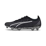 mit festem Schuhkragen PUMA Ultra Ultimate FG/AG schwarz-Silber, Schuhgröße EU:42.5